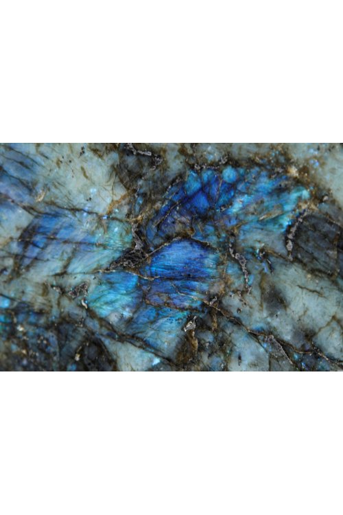 Гранит Lemurian Blue - гранит зелено-черного-золотистого цвета с большими голубыми кристаллами Гранит Lemurian Blue - гранит зелено-черного-золотистого цвета с большими голубыми кристаллами